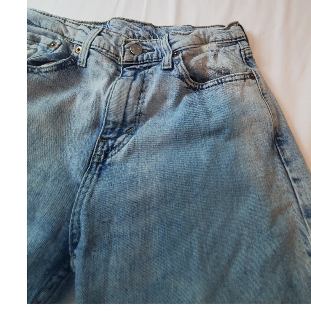Levis Light Wash Paint Splatter Denim Jeans 512  Mens W29 L32